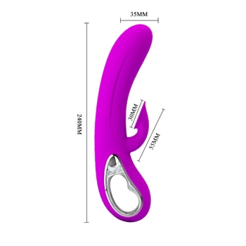 Wibrator króliczek ssanie łechtaczki 12trybów 24cm