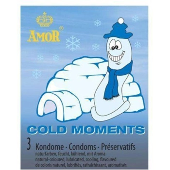 Prezerwatywy chłodzące amor cold moments 3szt