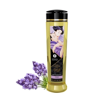 Olejek- SHUNGA MASSAGE OIL SENSATION 240ml