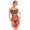 Bielizna- Fantasme chemise  S/M (czarno-czerwona)