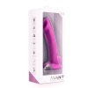 Gładkie silikonowe dildo z przyssawka 16,5 cm