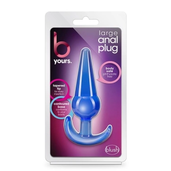 B YOURS LARGE ANAL PLUG BLUE