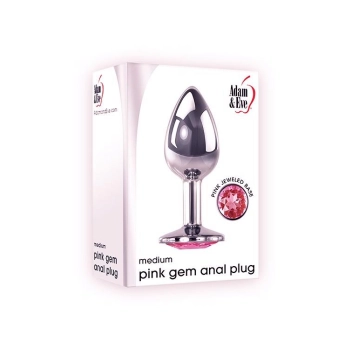 A&E PINK GEM ANAL PLUG MEDIUM