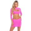 STOP & STARE 2PC SKIRT SET PINK, M/L