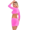 STOP & STARE 2PC SKIRT SET PINK, M/L