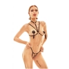 Bielizna - Delici set S/M (harness+string/uprząż+string)