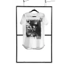 T-shirt men white S fashion