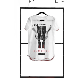 T-shirt men white M fashion