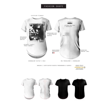 T-shirt men white M fashion