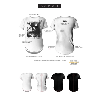 T-shirt men white XXL fashion