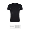 T-shirt men black L regular