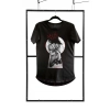 T-shirt men black S fashion