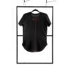 T-shirt men black S fashion