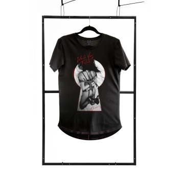 T-shirt men black M fashion