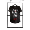 T-shirt men black S fashion