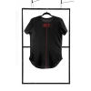 T-shirt men black S fashion