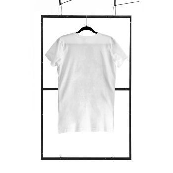 T-shirt men white S regular