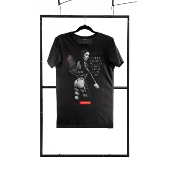 T-shirt men black S regular