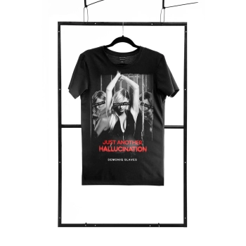 T-shirt men black M regular