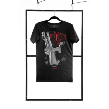 T-shirt men black M regular