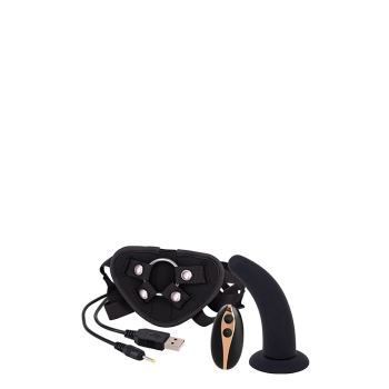 5INCH VIBRATION DILDO STRAP-ON BLACK