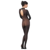 Catsuit bodystocking siateczka otwarty krok m/l