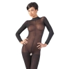 Catsuit bodystocking siateczka otwarty krok m/l