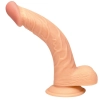 Cieliste dildo wyżyłowany penis z przyssawką 19 cm