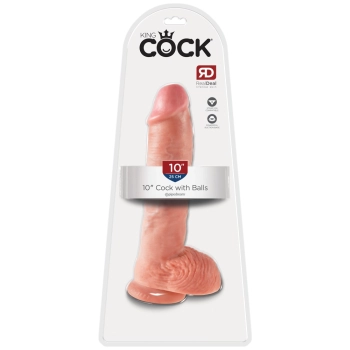 Realistyczny penis z żyłami i przyssawką 26.7 cm