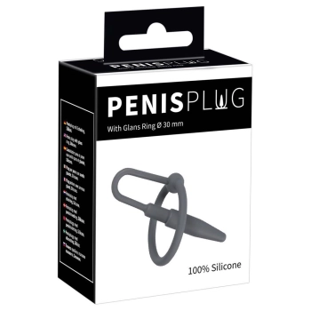 Penis Plug with Glans Ring