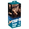 Strap-on dildo przedłużenie penisa elastyczne 26cm