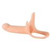 Strap-on dildo przedłużenie penisa elastyczne 26cm