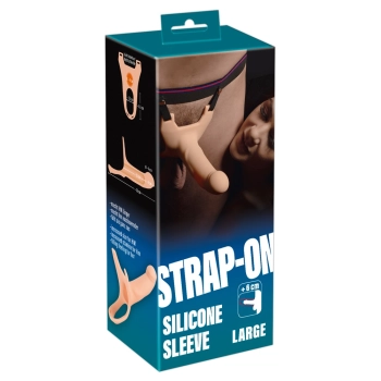 Strap-on dildo przedłużenie penisa elastyczne 26cm