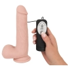 Penis realistyczny z jądrami rotacja 8trybów 21cm