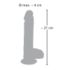 Dildo realistyczne posuw przyssawka 8trybów 21cm