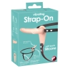 Wibrator strap-on uprząż paski 10 trybów 15cm sex