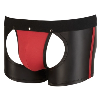 Mens Pants black/red M