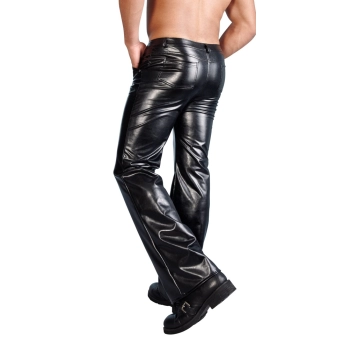 M. Imitat. Leather Trousers XL