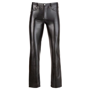 M. Imitat. Leather Trousers XL