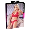 Bra Set Red M