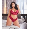 Bra and Red Briefs 3XL