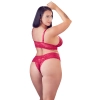 Bra and Red Briefs 3XL