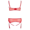 Bra Set red 95D/2XL