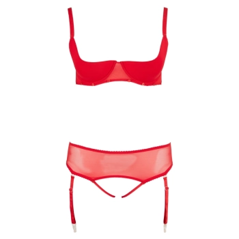 Bra Set red 95D/2XL