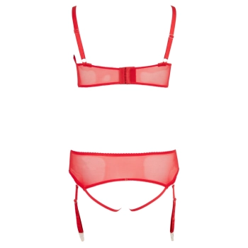 Bra Set red 95D/2XL