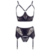 Bra & Suspender Set S