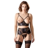 Bra & Suspender Set S