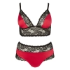 Bra Set black/red 2XL