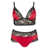 Bra Set black/red 2XL