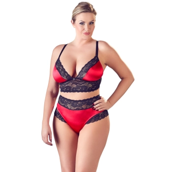 Bra Set black/red 2XL